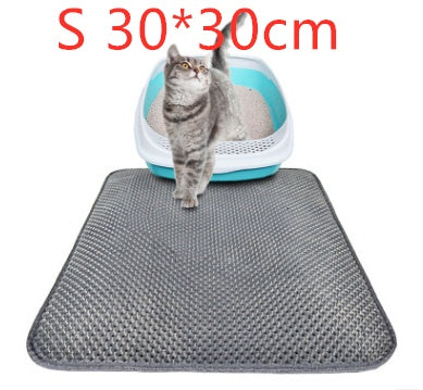 Honeycomb Cat Litter Mat | Waterproof, Double Layer, Urine-Proof, Washable Pad for Litter Box
