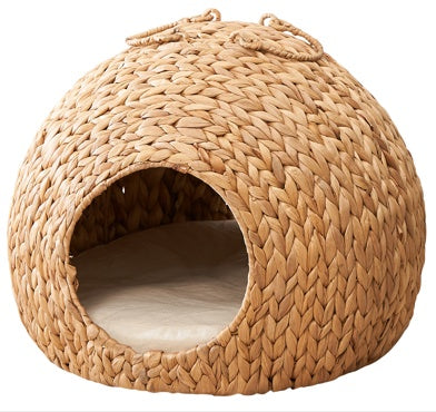 Rattan Cat Bed | Stylish and Sustainable Weaving Bed for Cat