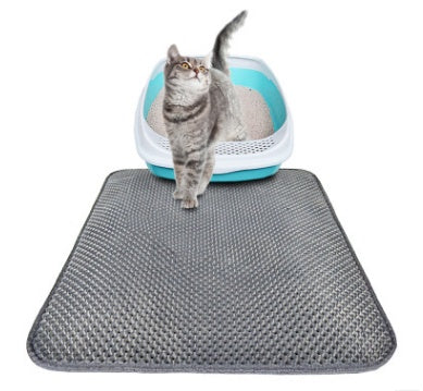 Honeycomb Cat Litter Mat | Waterproof, Double Layer, Urine-Proof, Washable Pad for Litter Box