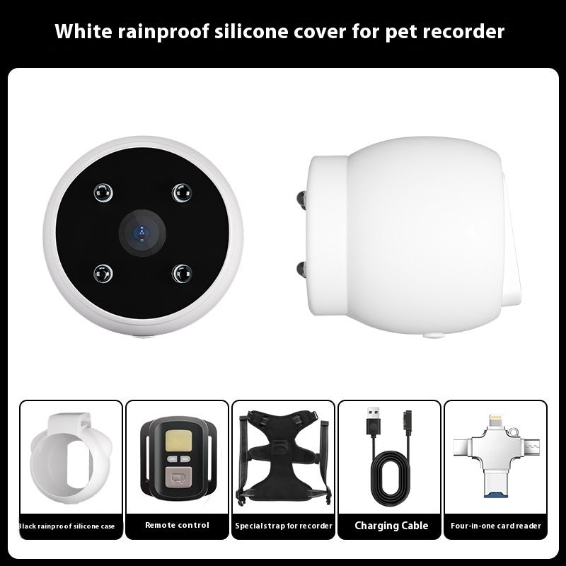 Pet Camera Collar - Motion Recorder & Tracker for Dogs and Cats with Video Recording