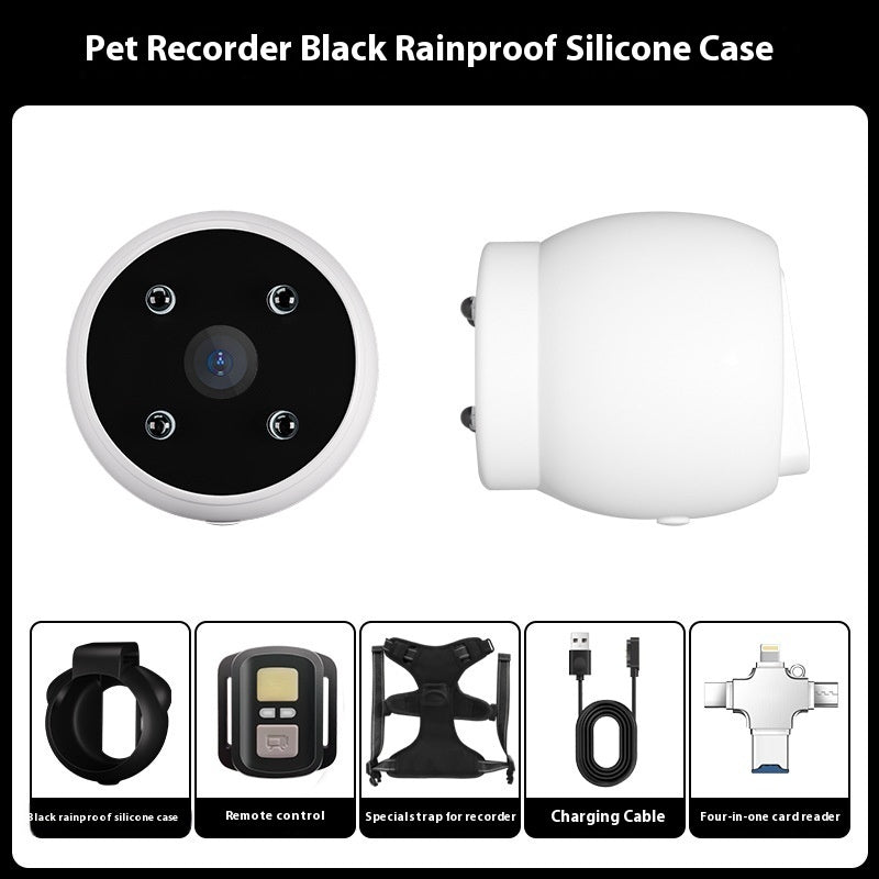 Pet Camera Collar - Motion Recorder & Tracker for Dogs and Cats with Video Recording